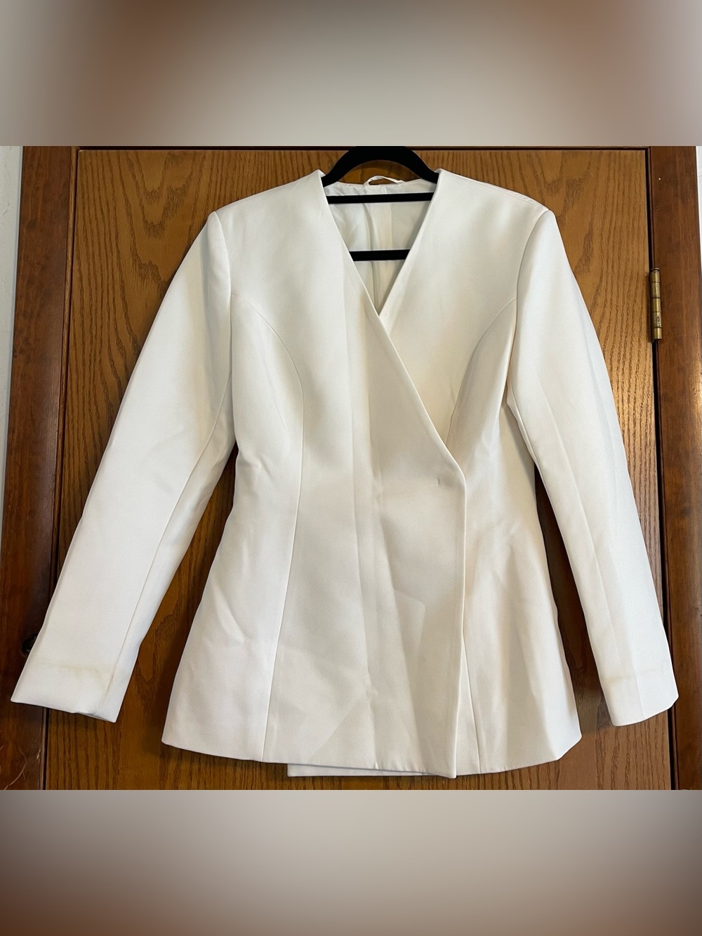 H&M White Elegant Blazer